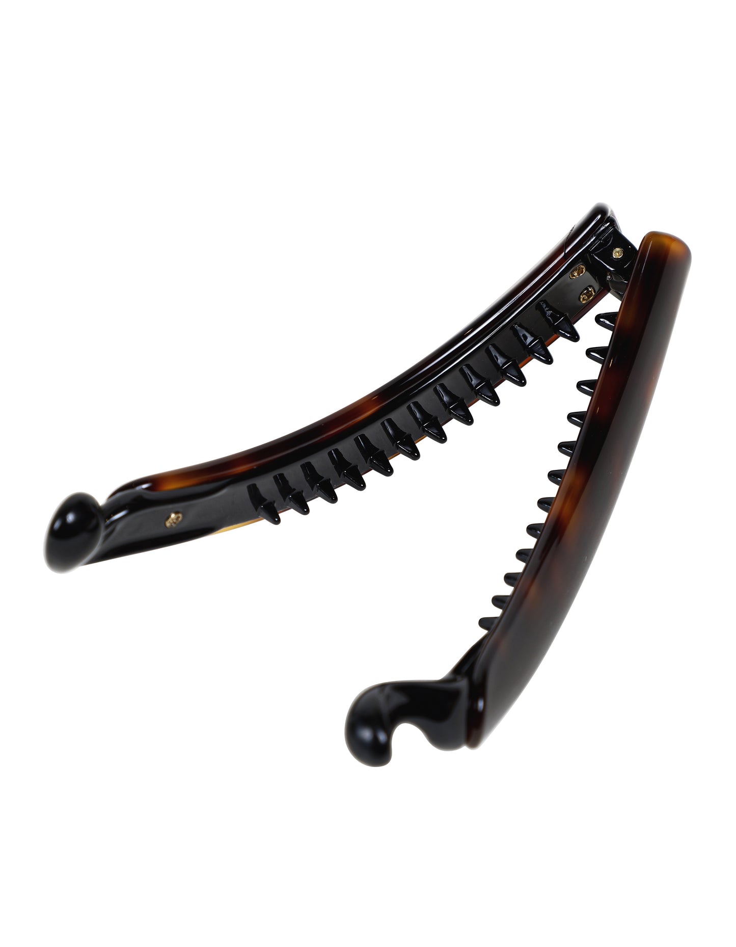 Camel Tortoise Shell Banana Hair Clip (13 cm)
