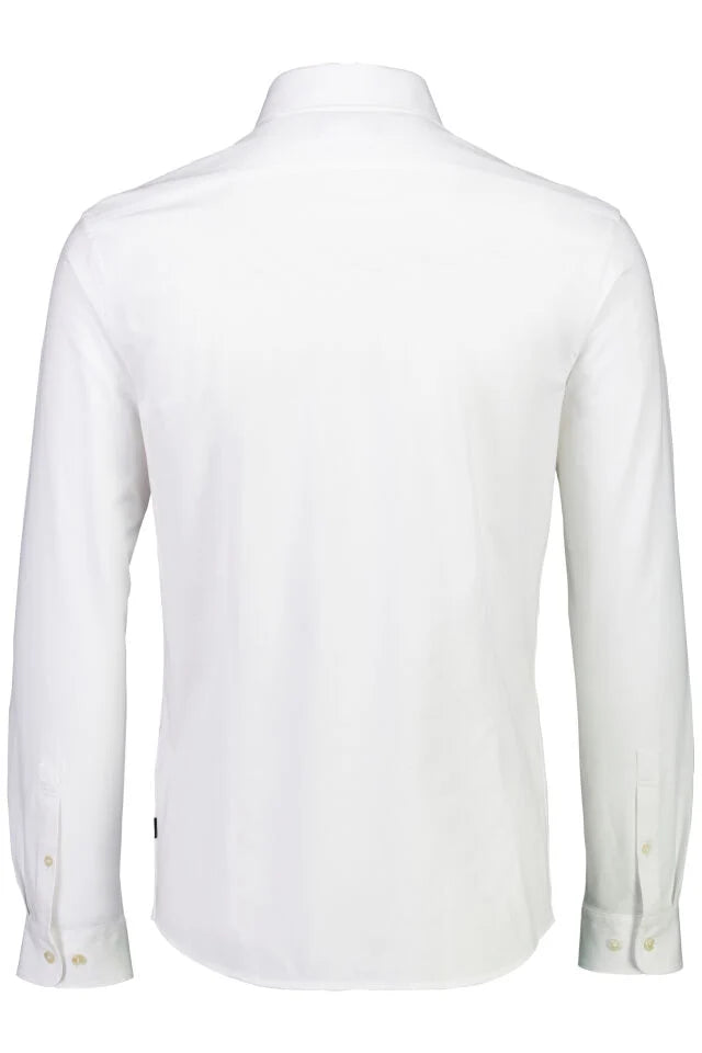 Men's White Long Sleeve Business Shirt