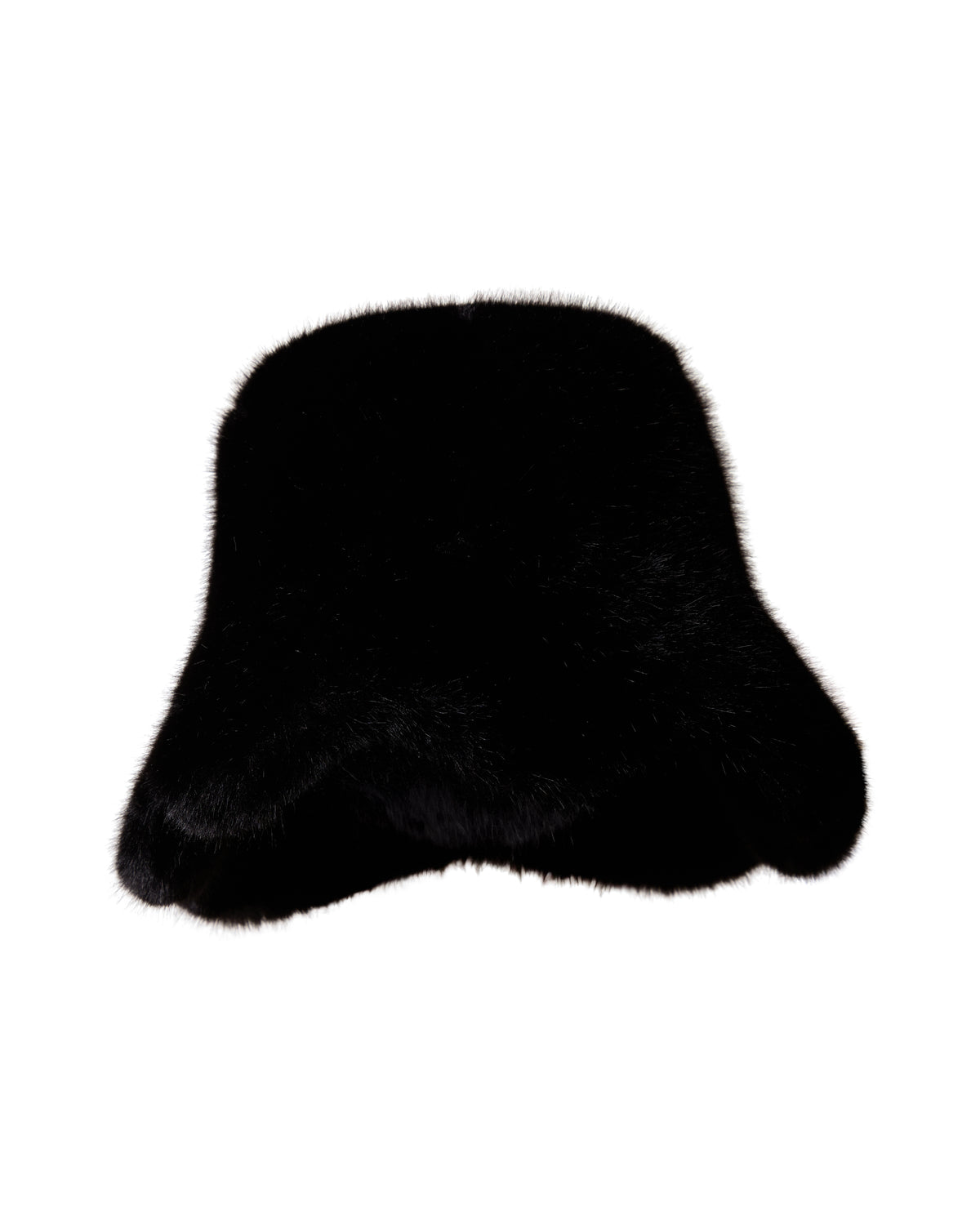 Petal Edge Faux Fur Bucket Hat