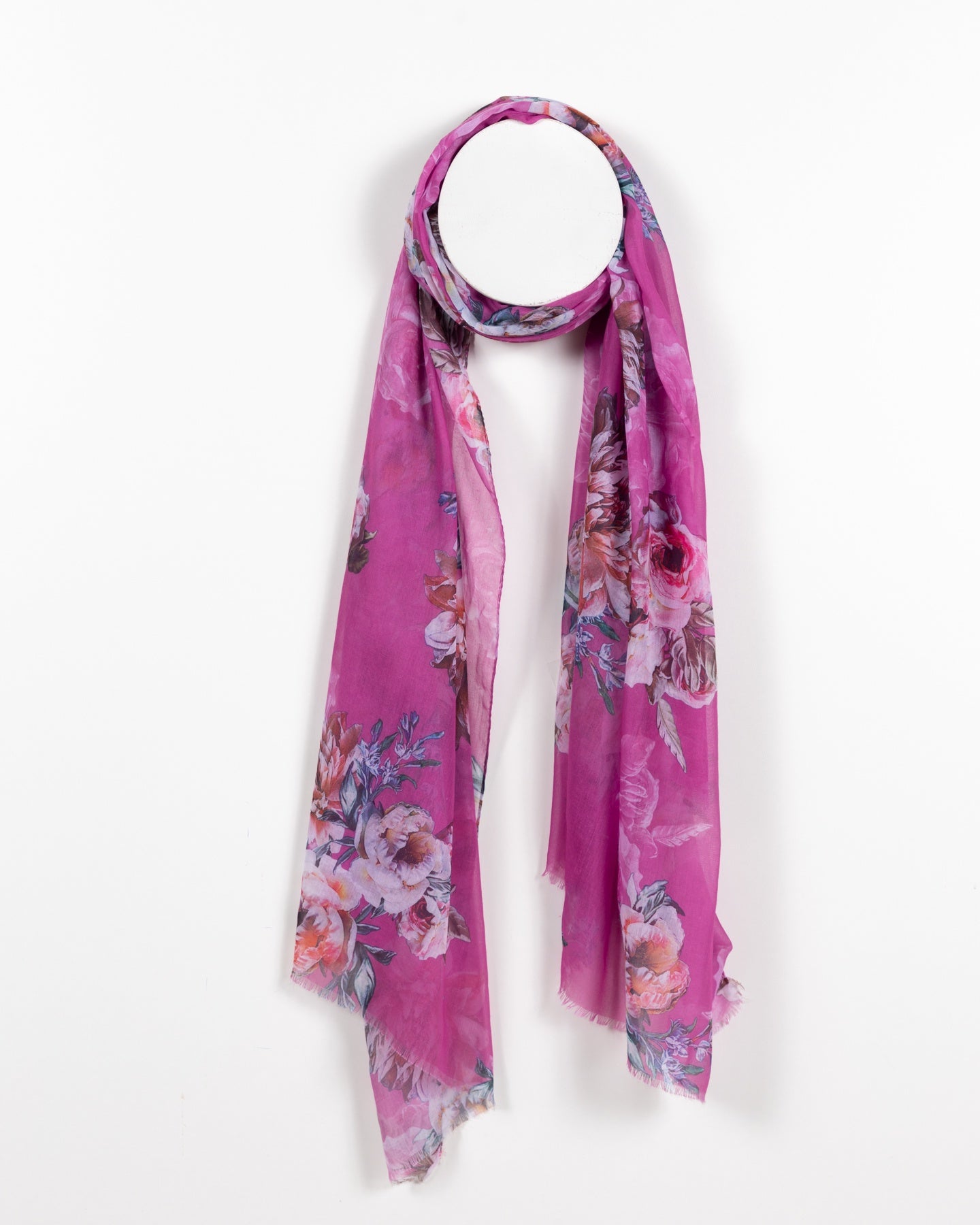 Rosy Bloom Scarf