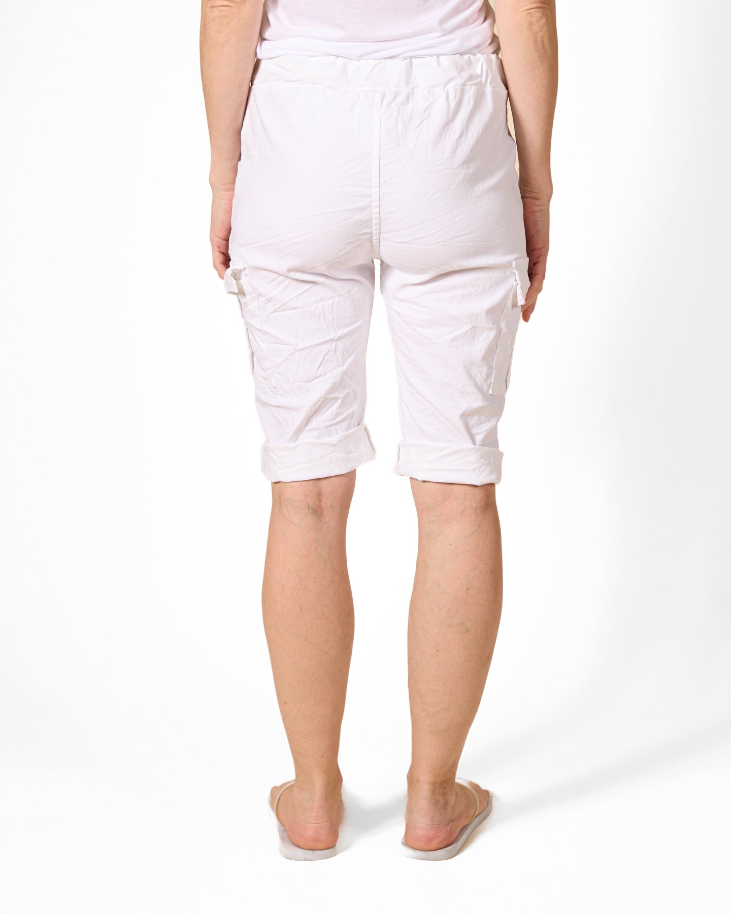 Short à enfiler Blanc