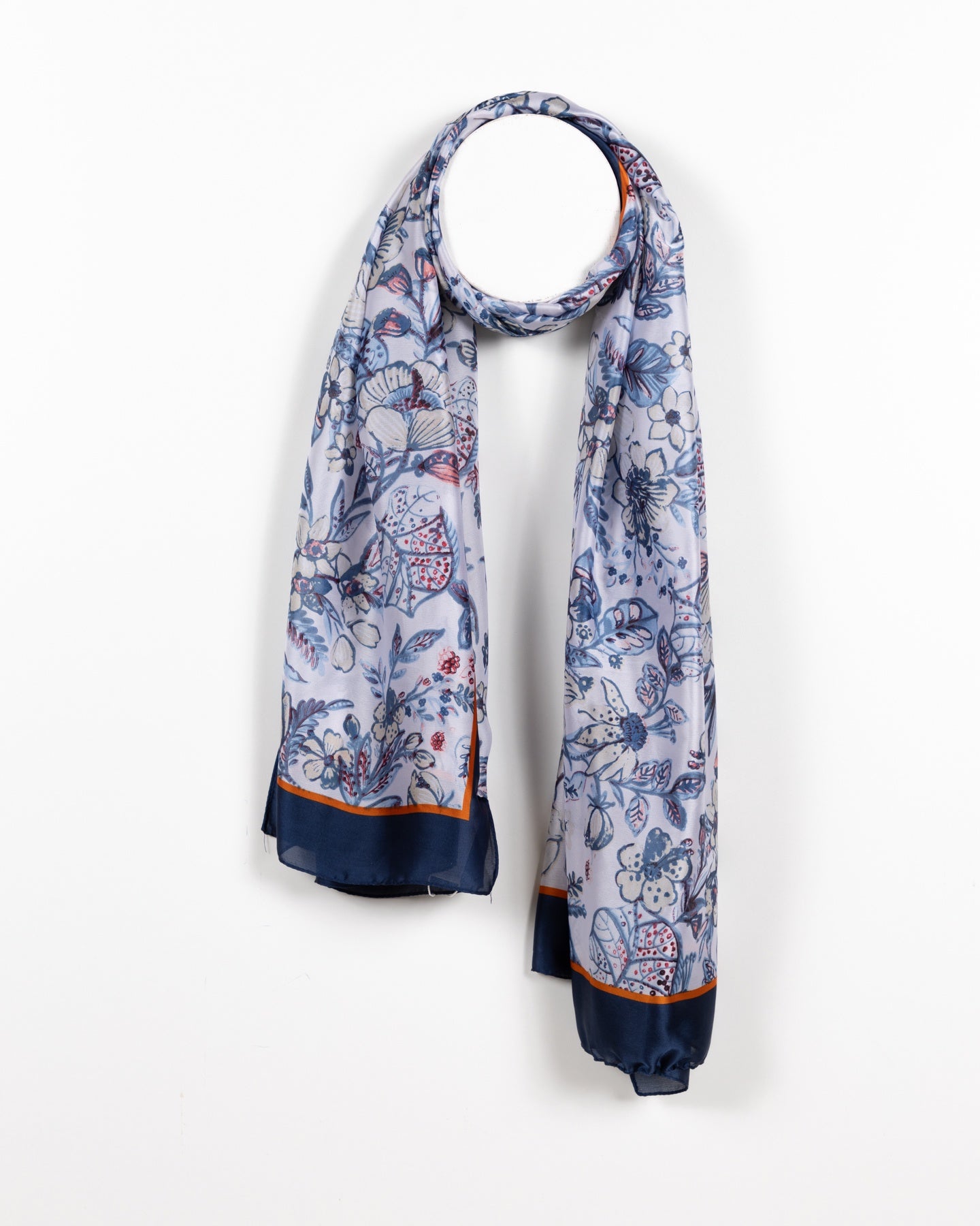 Semi-Transparent Scarf Floral Dreams