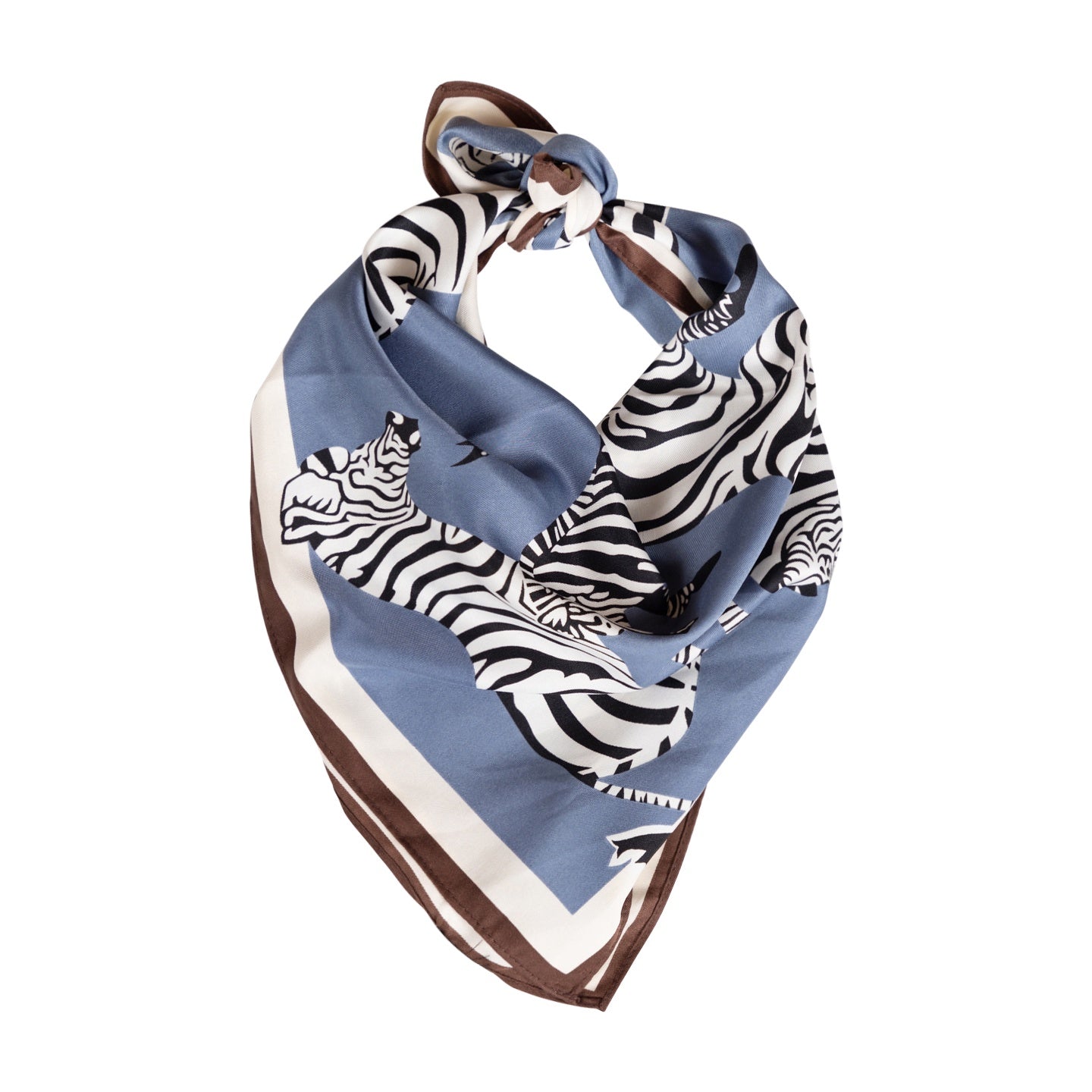 Zebra Print Square Decorative Scarf