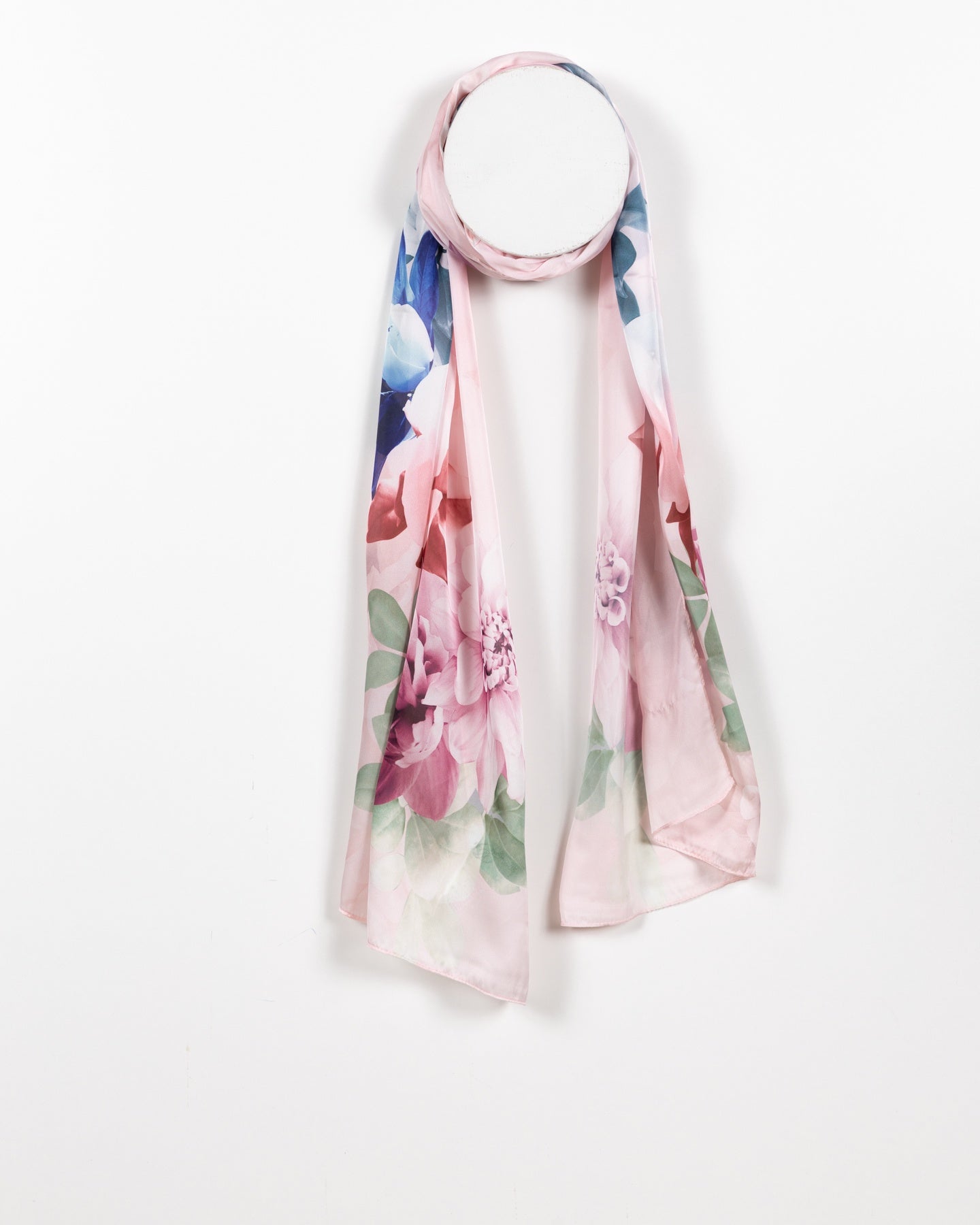Blush Petal Semi-Sheer Scarf