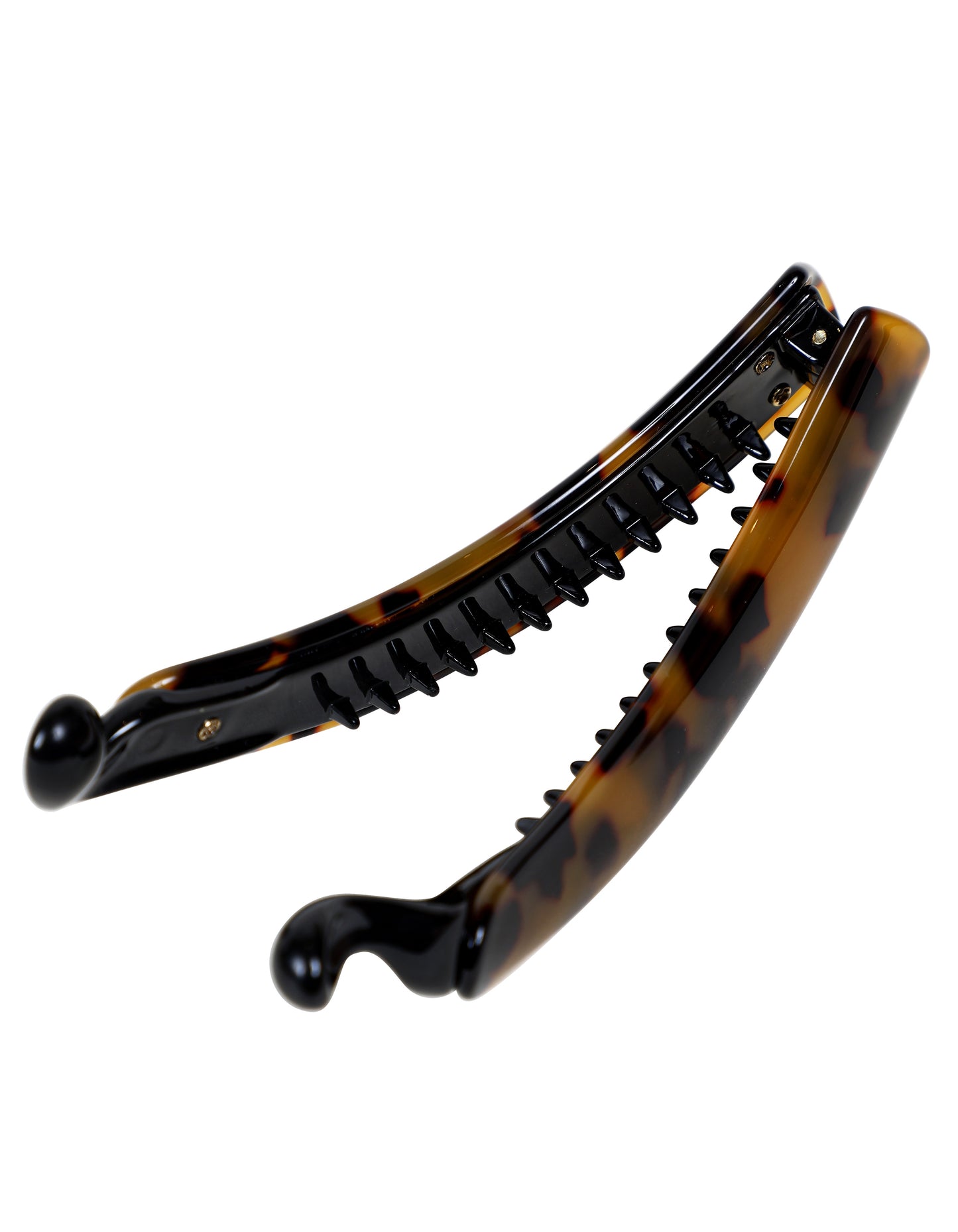 Brown Tortoise Shell Banana Hair Clip (13 cm)
