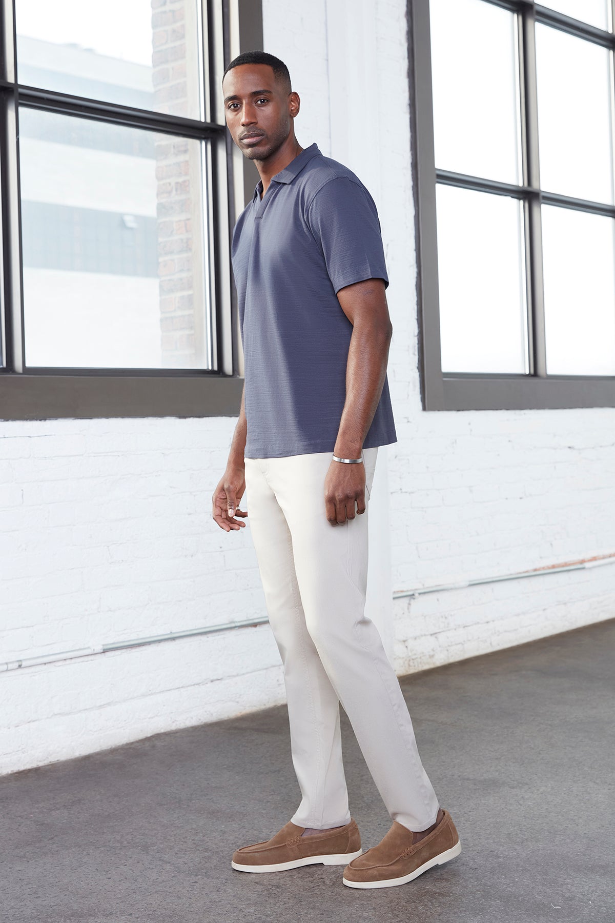 Mens Beige 4 Pocket Pant