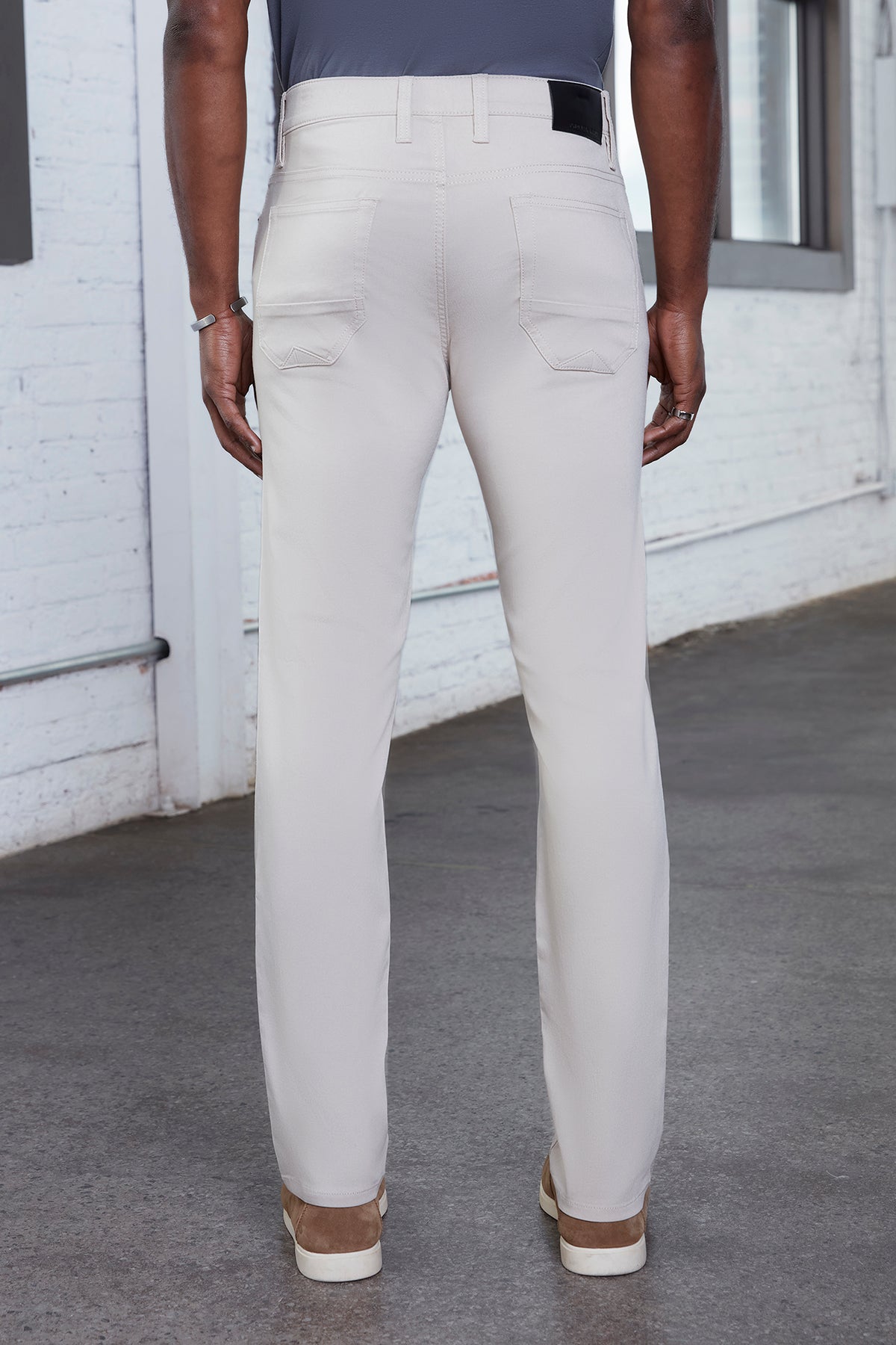 Mens Beige 4 Pocket Pant