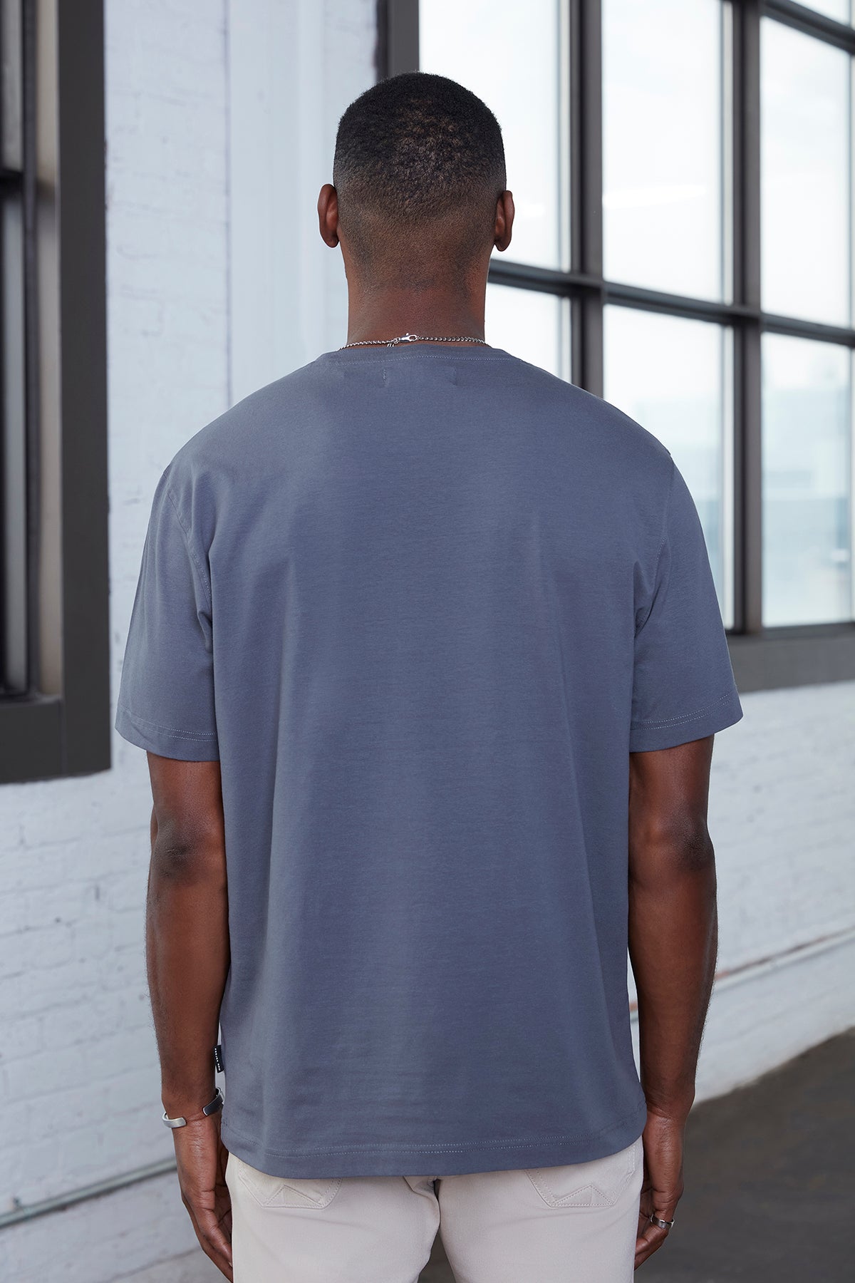 Mens Grey Classic Fit T-Shirt