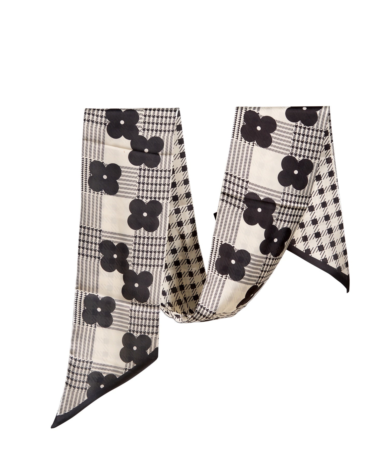 Silk Decorative Tie in Classic Black with Sleek, Minimalist Design