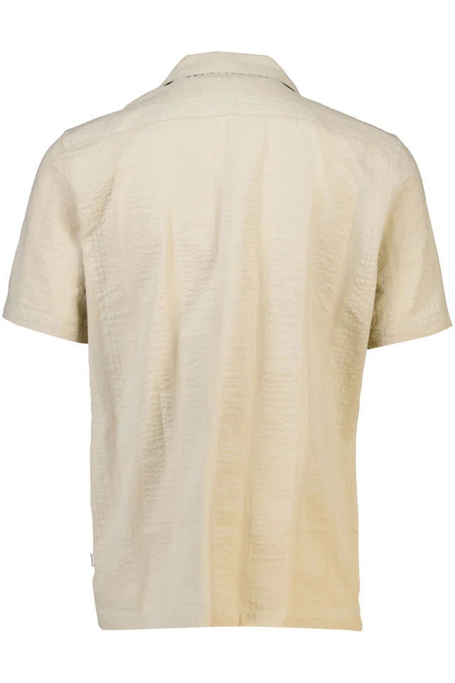 Men's Stone Embroiderred Button-Up Shirt