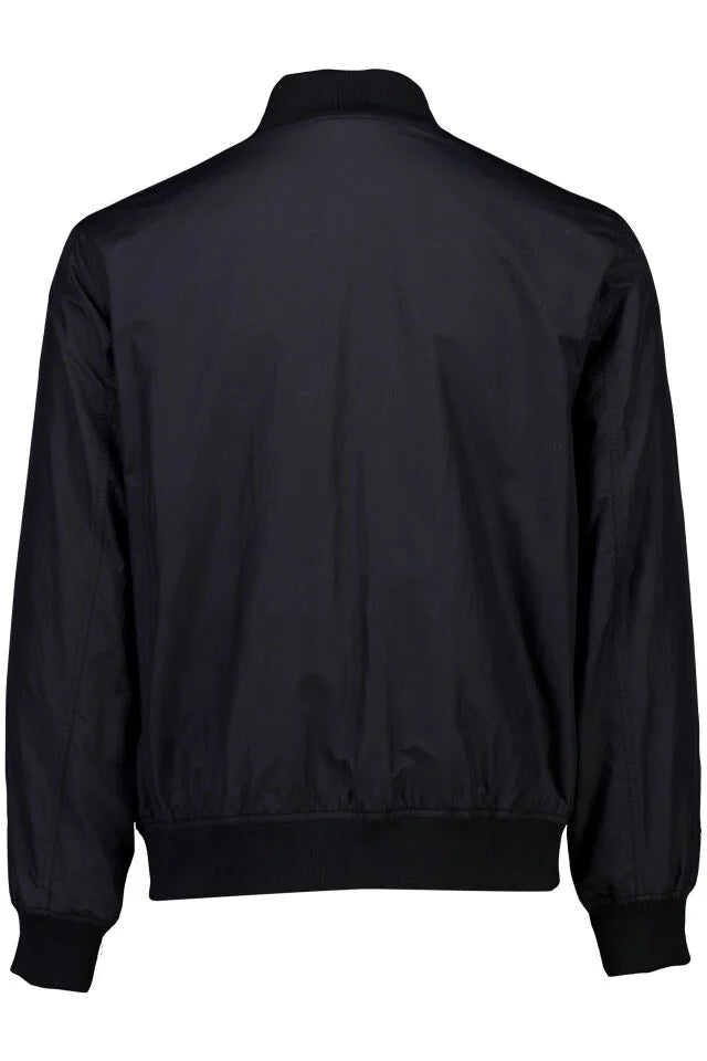 Men's Black Water-Repellent Bomber Jacket