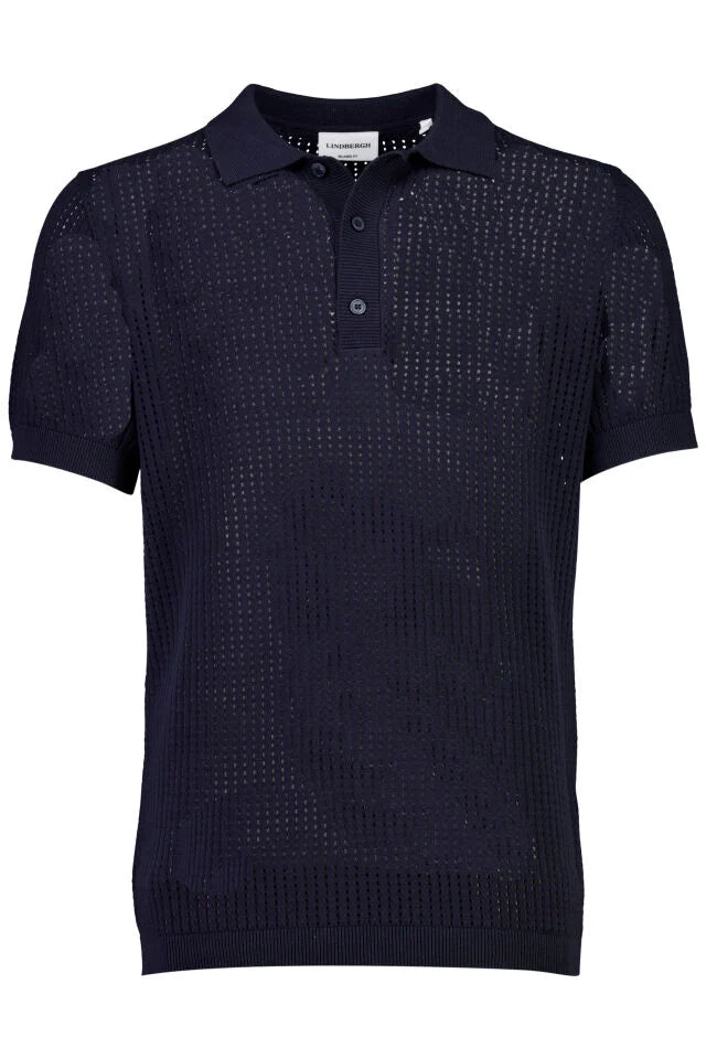 Men's Midnight Mesh Knit Polo Shirt