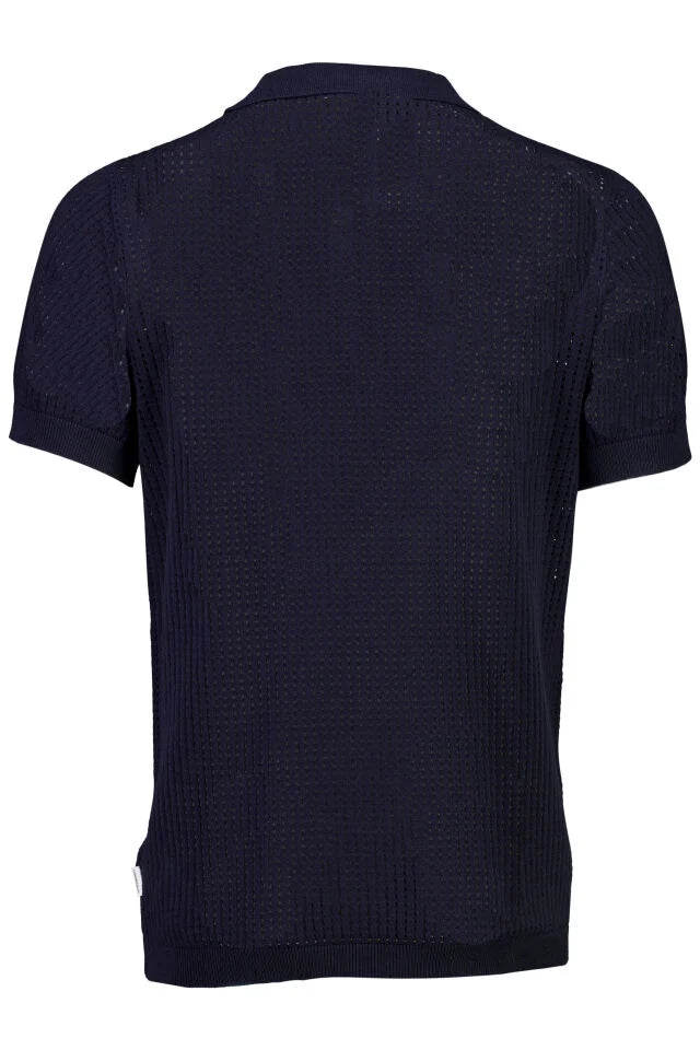 Men's Midnight Mesh Knit Polo Shirt