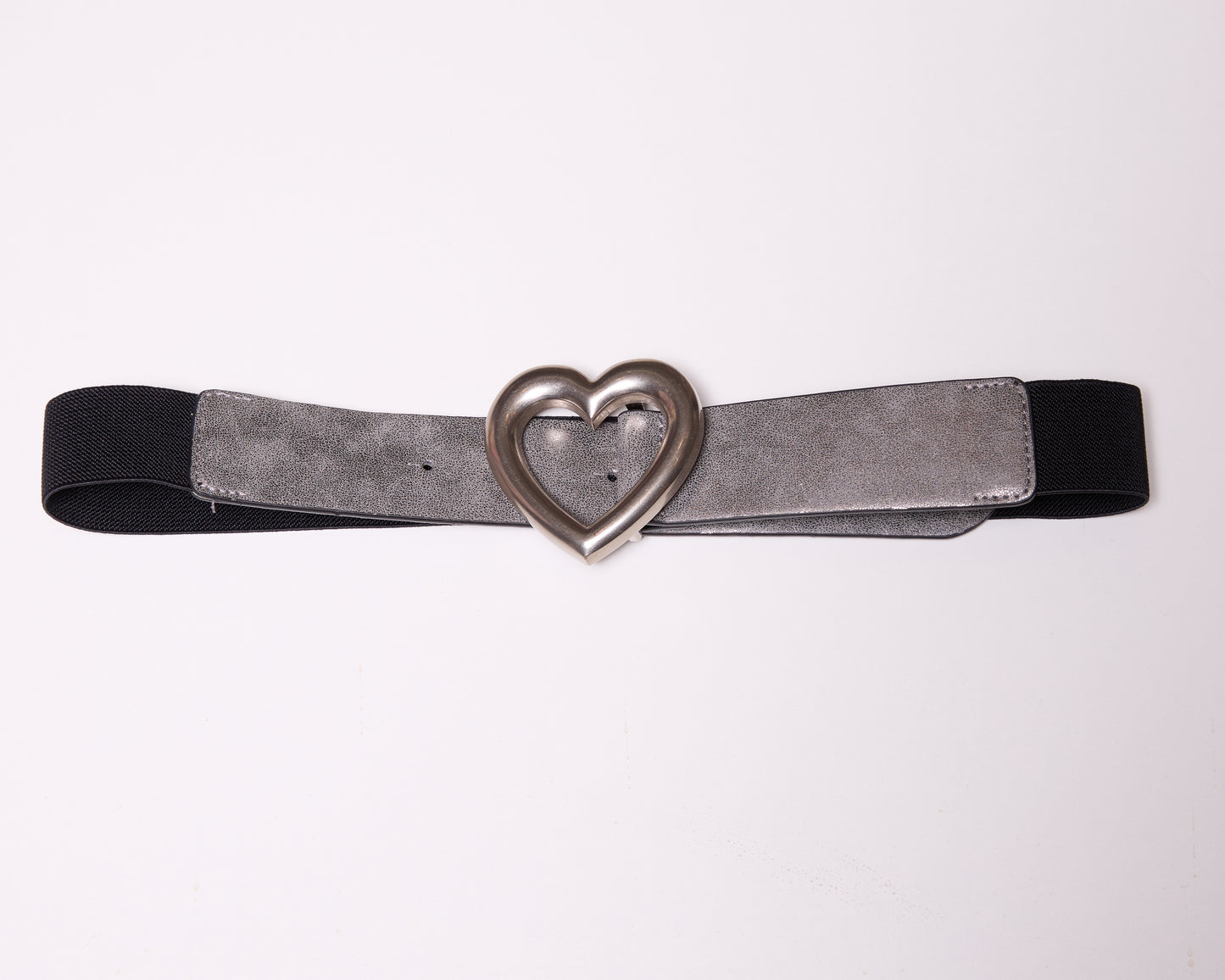 Heart Silver Buckle Belt