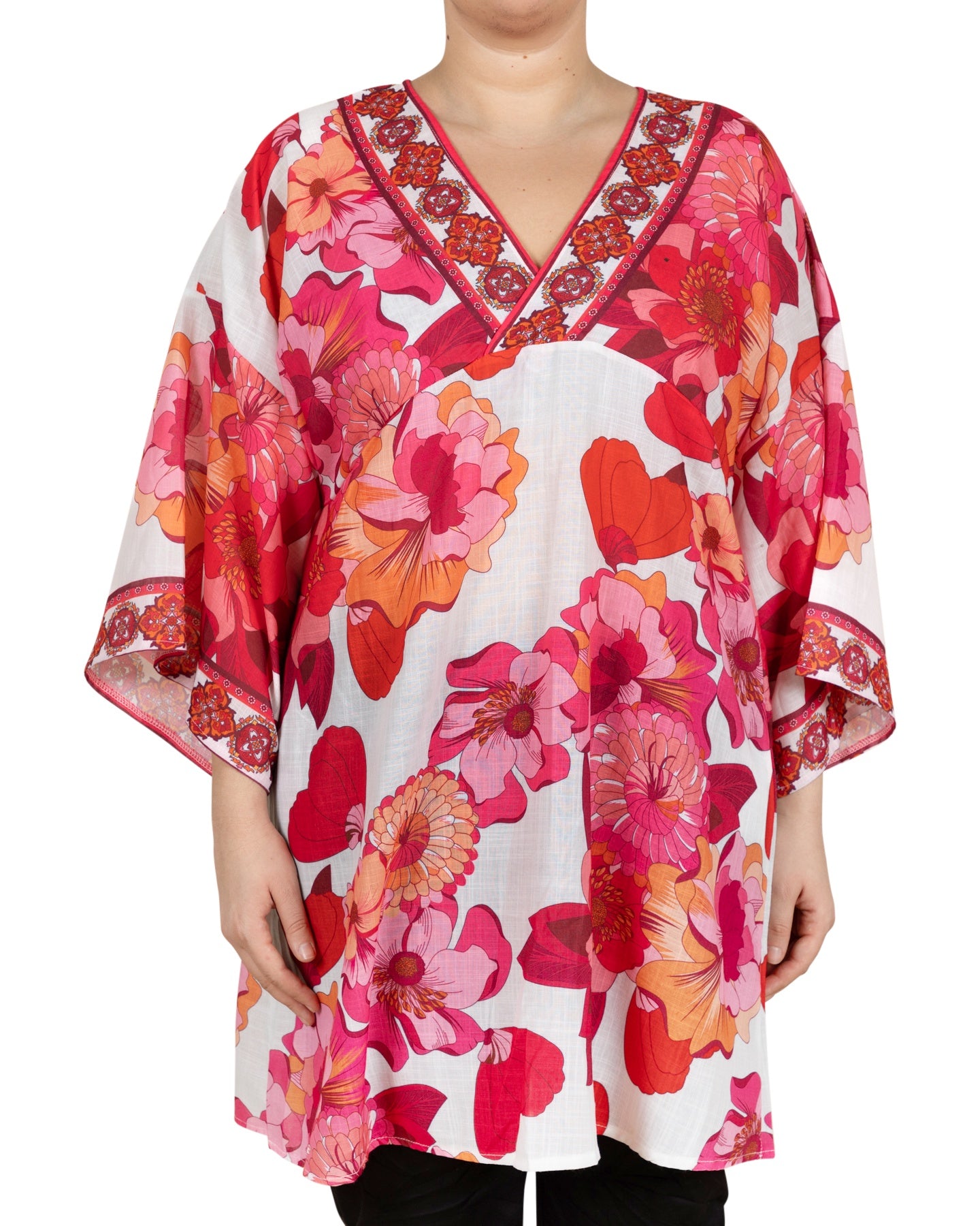 Bold Floral Cape