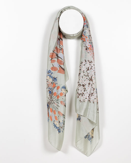 Olive Silky Scarf
