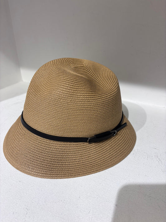 Camel Paper Bucket Hat with Band