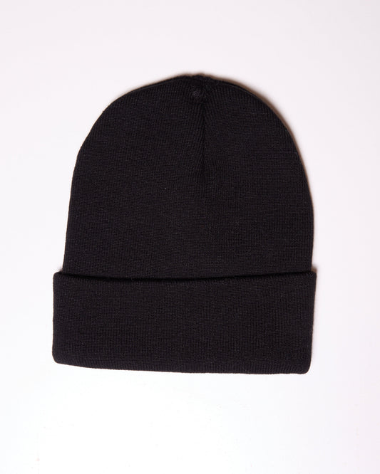 Black Basic Beanie Hat