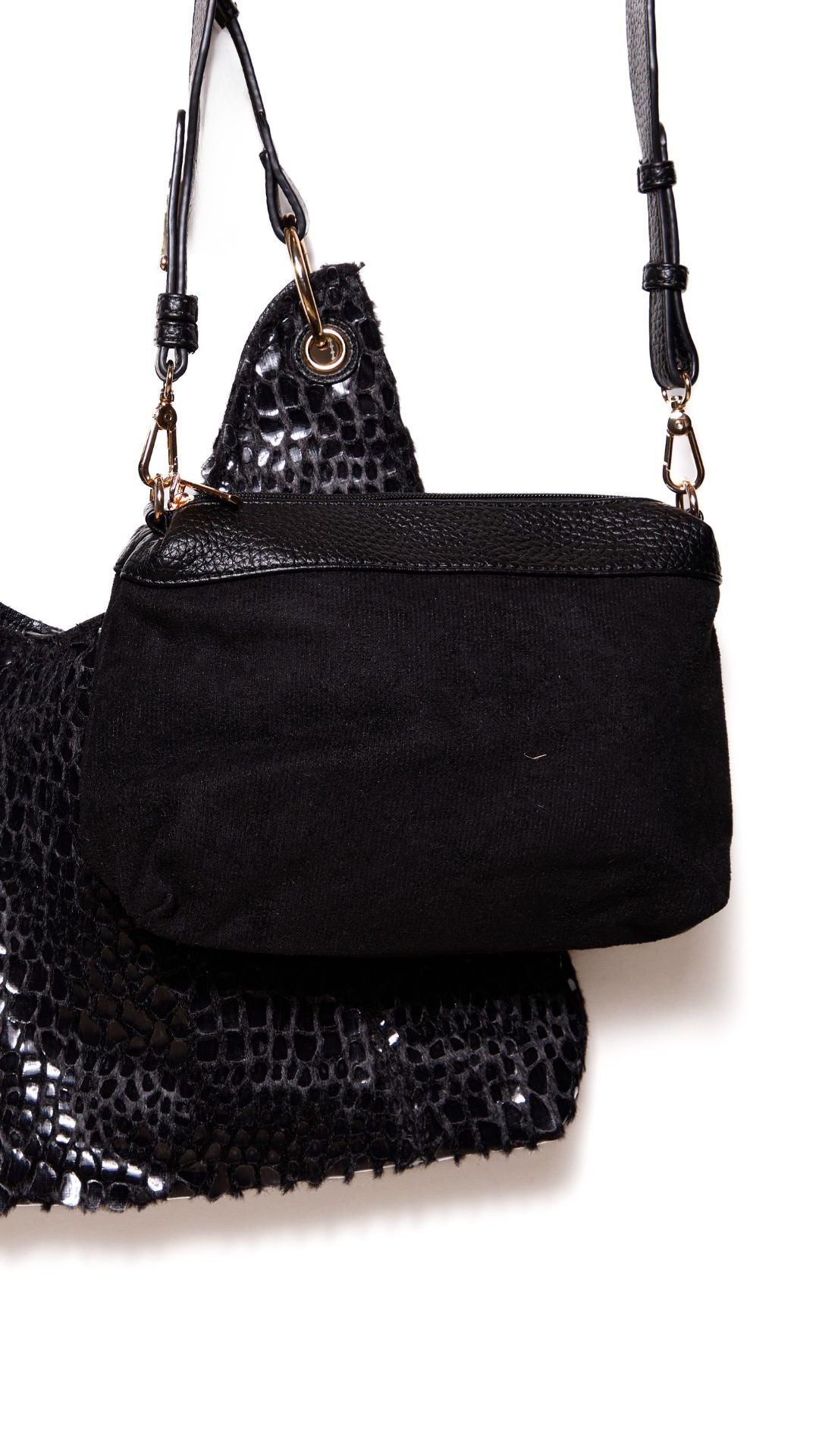 Black Slouch Boho-Bag