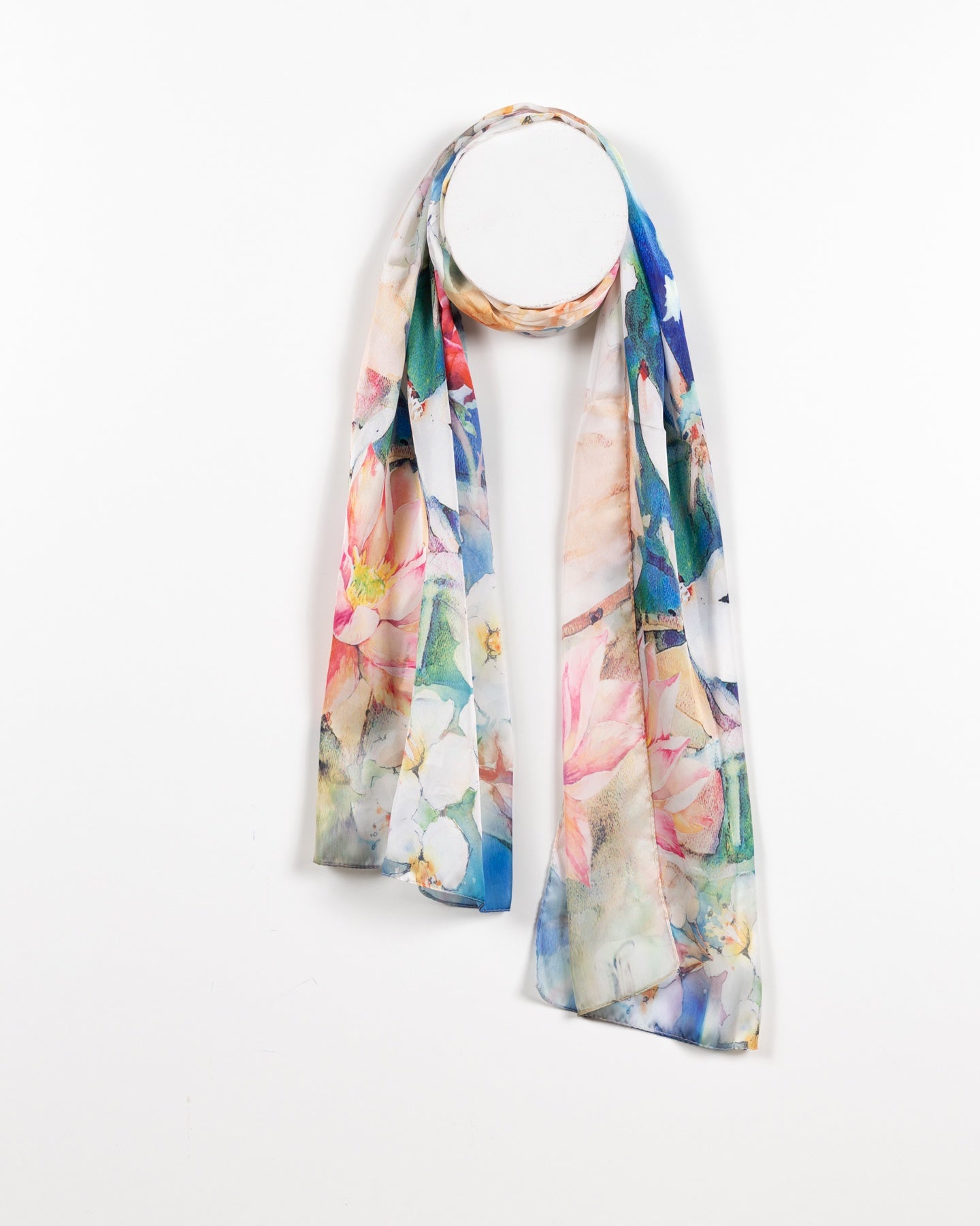 Semi-Transparent Scarf Bold Botanicals