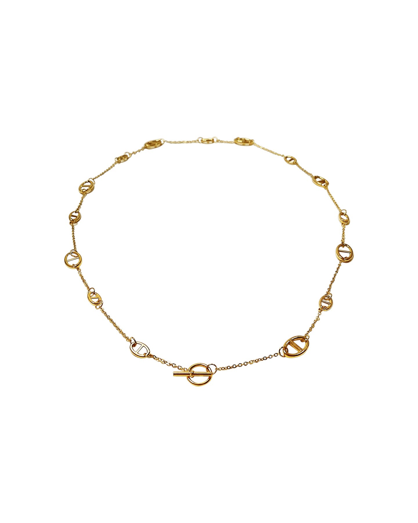 Gold Link Chain Necklace