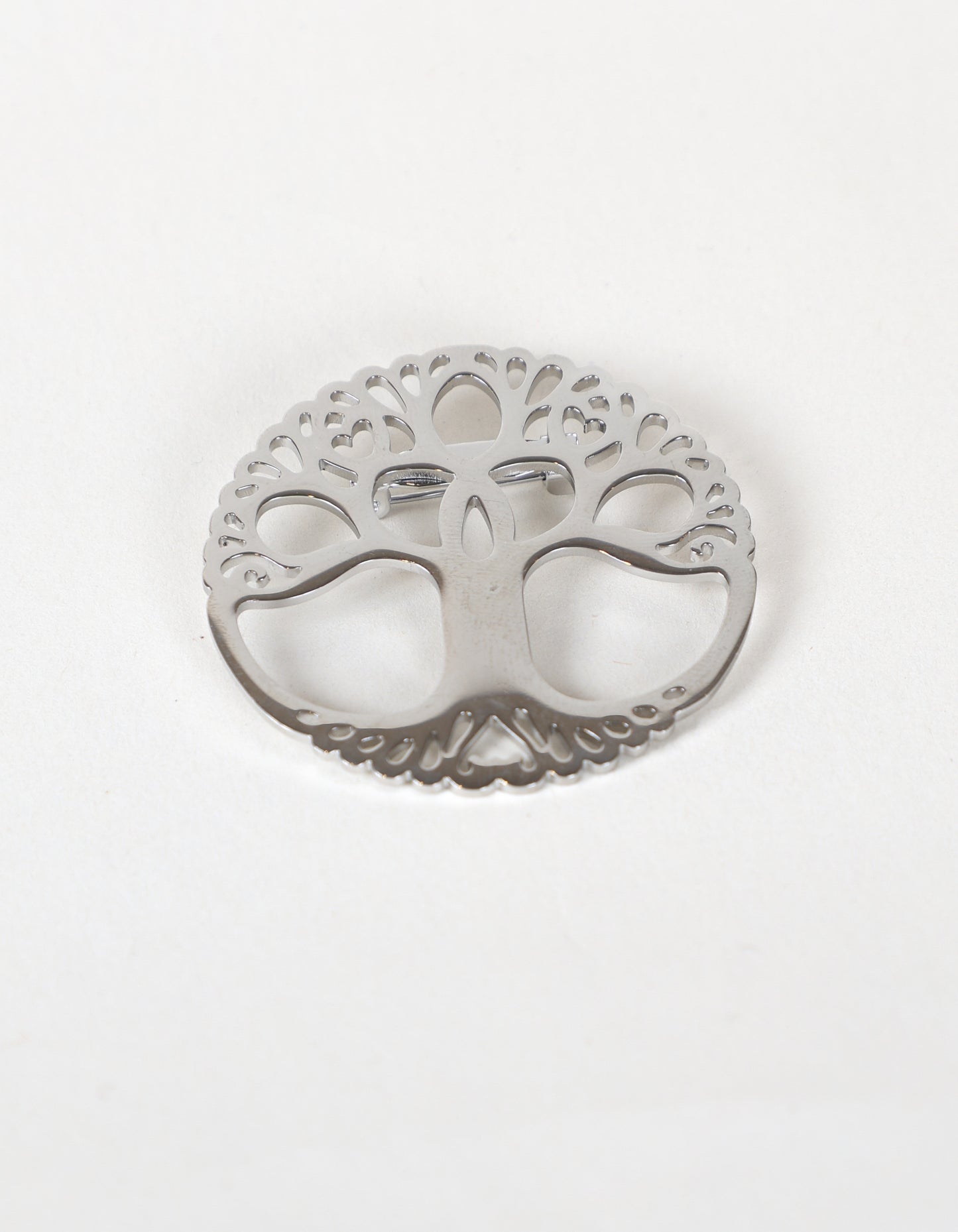 Timeless Tree Brooch in Silver