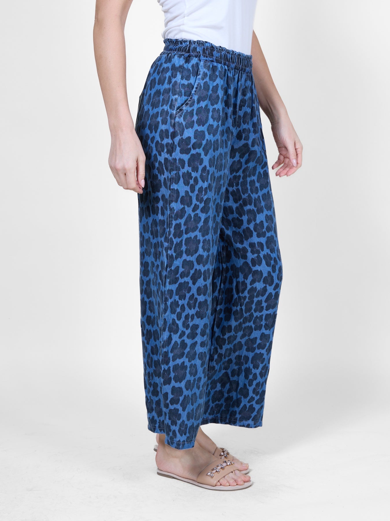 Animal Pull-On Pants with Pockets
