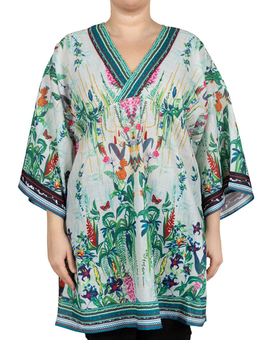 Floral Printed Cape