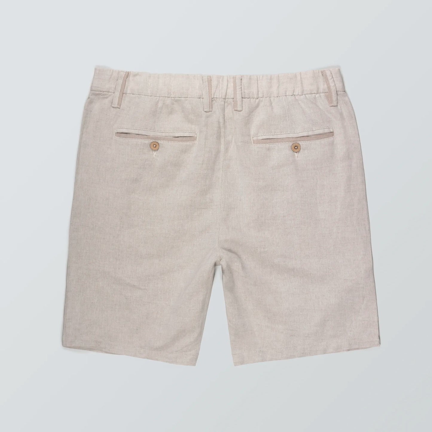 Men's Natural Linen Blend Chino Shorts