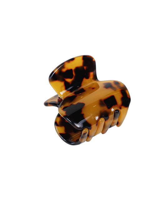 Camel Tortoise Shell Small Claw Hair Clip (4-5 cm)