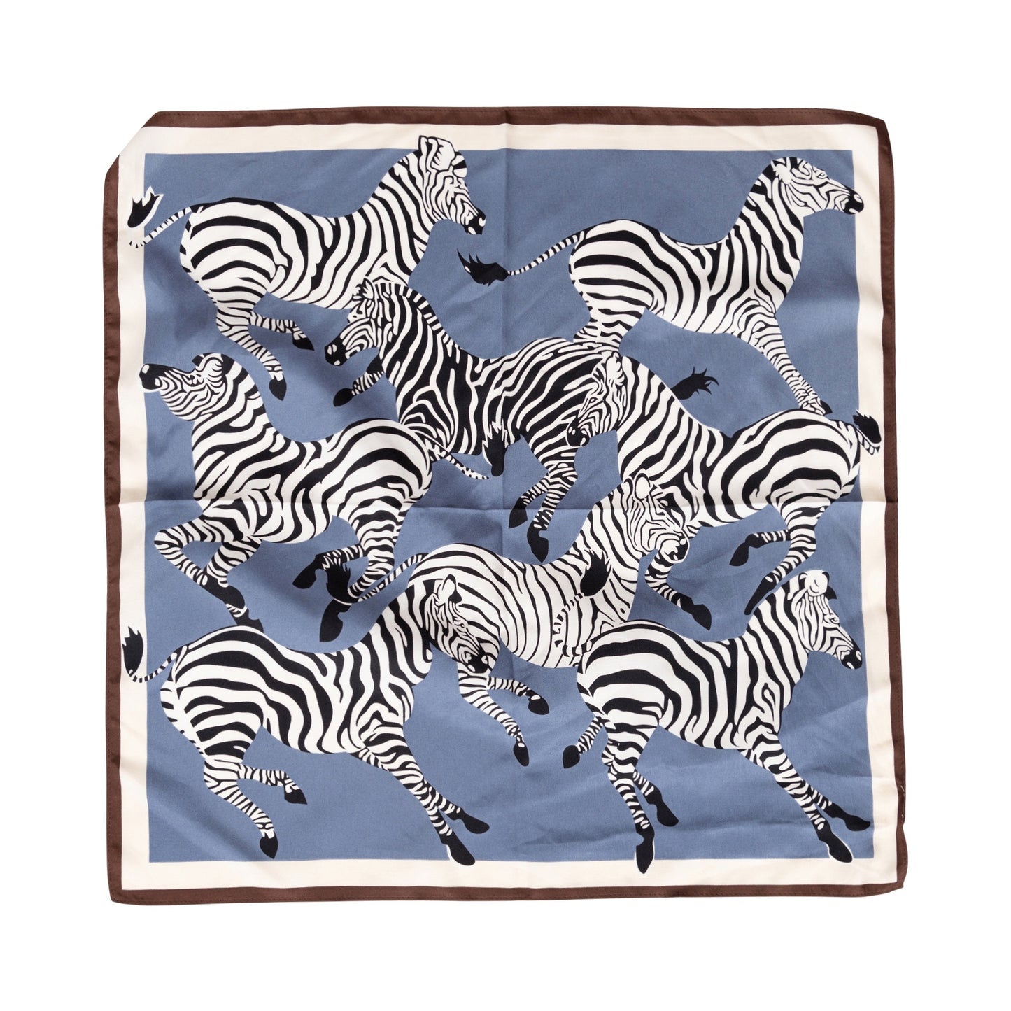 Zebra Print Square Decorative Scarf