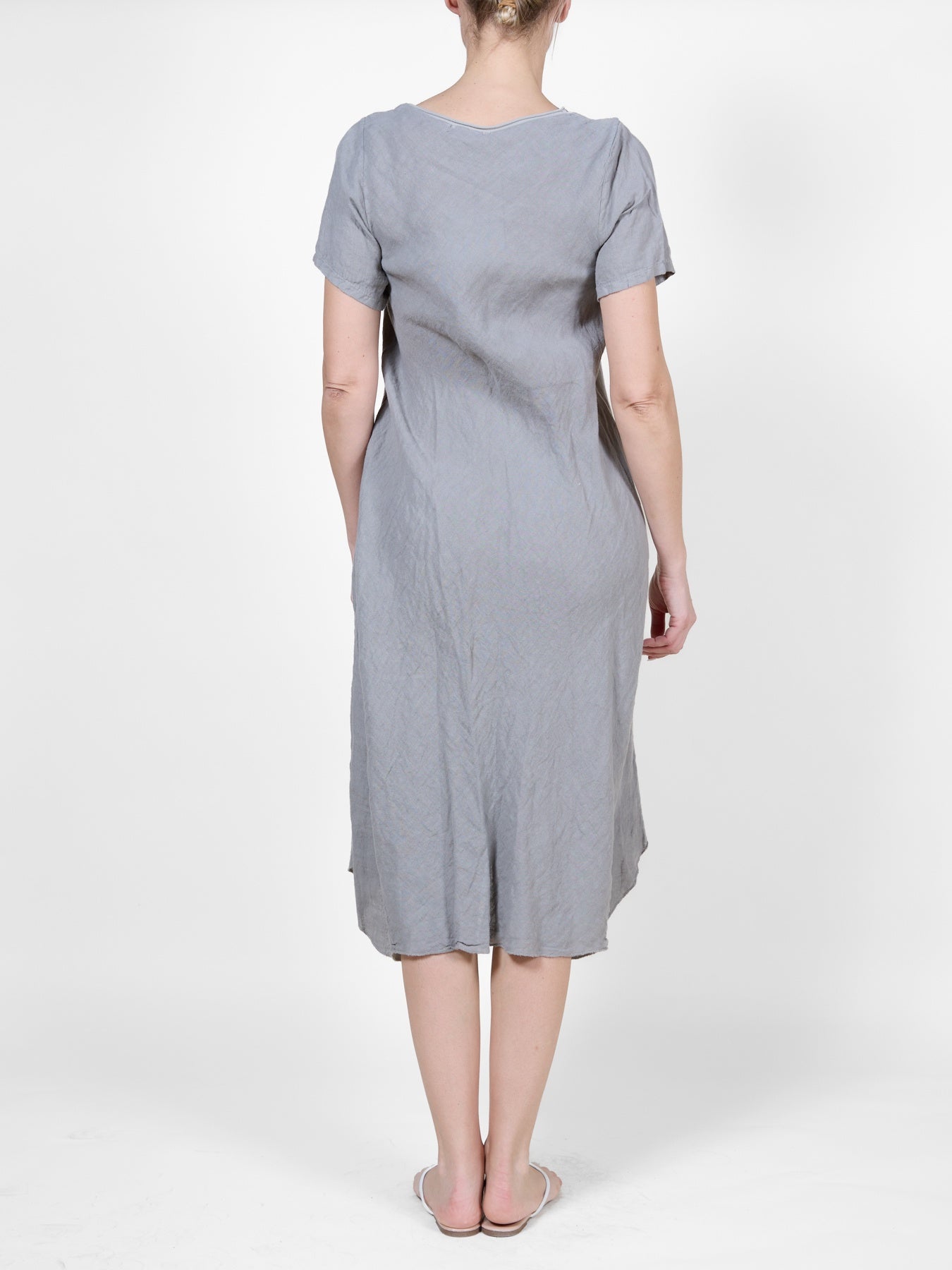 Fango T-Shirt Dress with Flowy Asymmetrical Hem