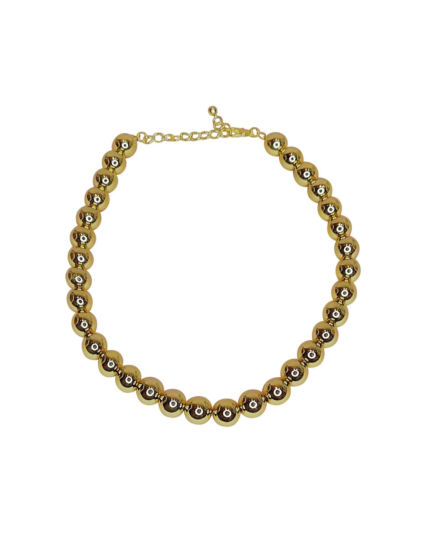 Gold Beaded Necklace
