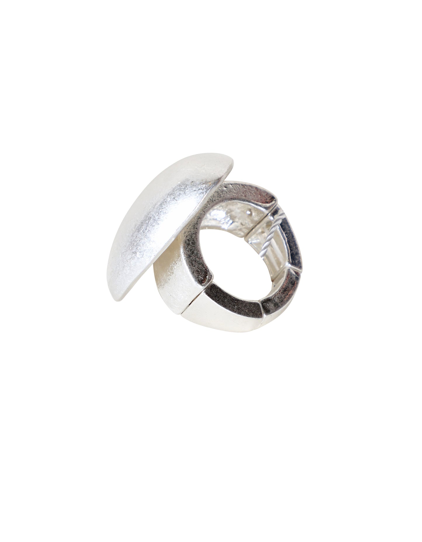 Bold Sculptural Ring in Silver