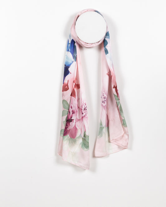 Blush Petal Semi-Sheer Scarf