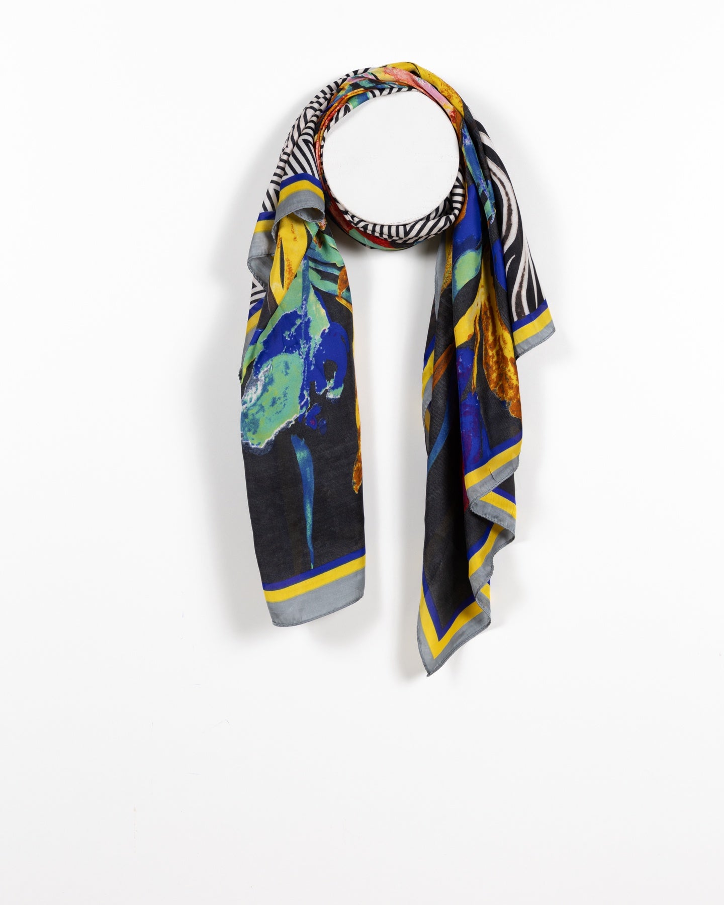 Safari Zebra Sheer Scarf
