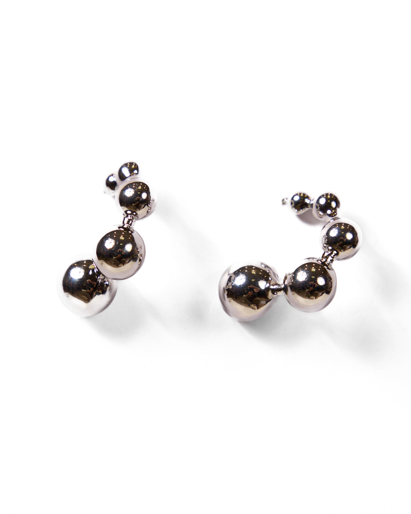  Boucles d'Oreilles en Amas d'Argent