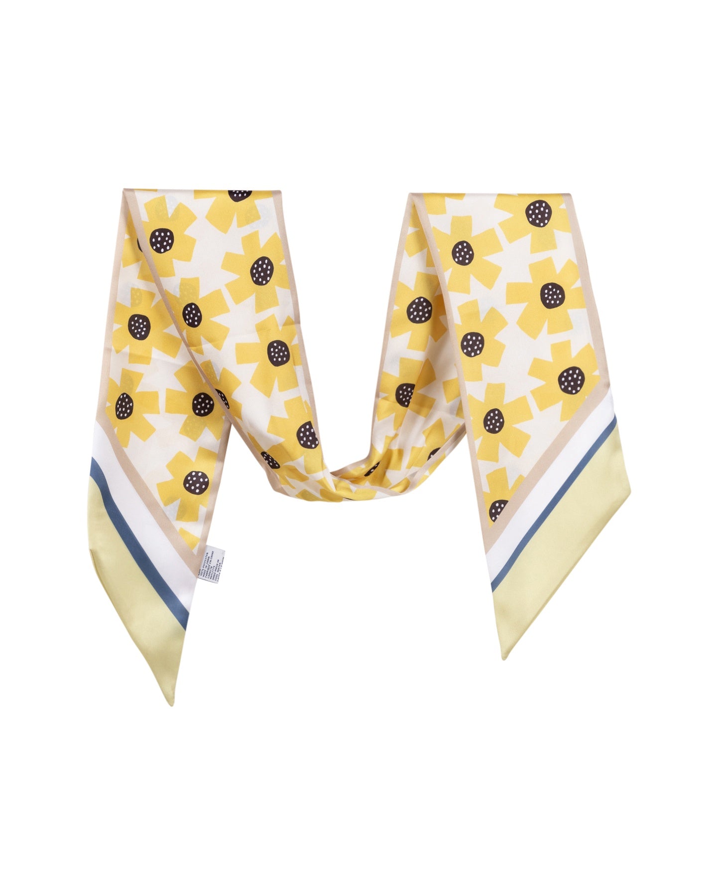Sunny Bloom Decorative Tie Scarf