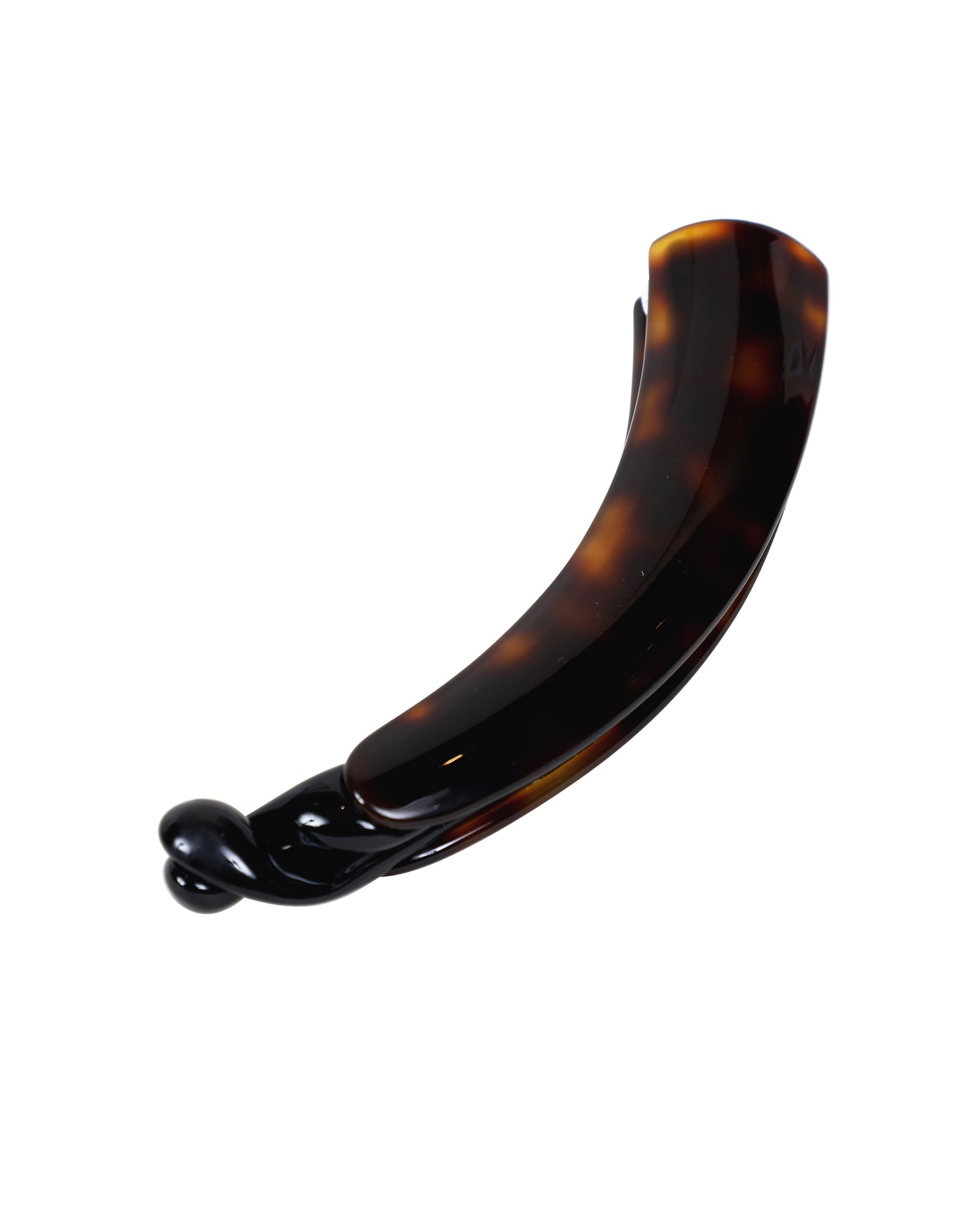 Camel Tortoise Shell Banana Hair Clip (13 cm)