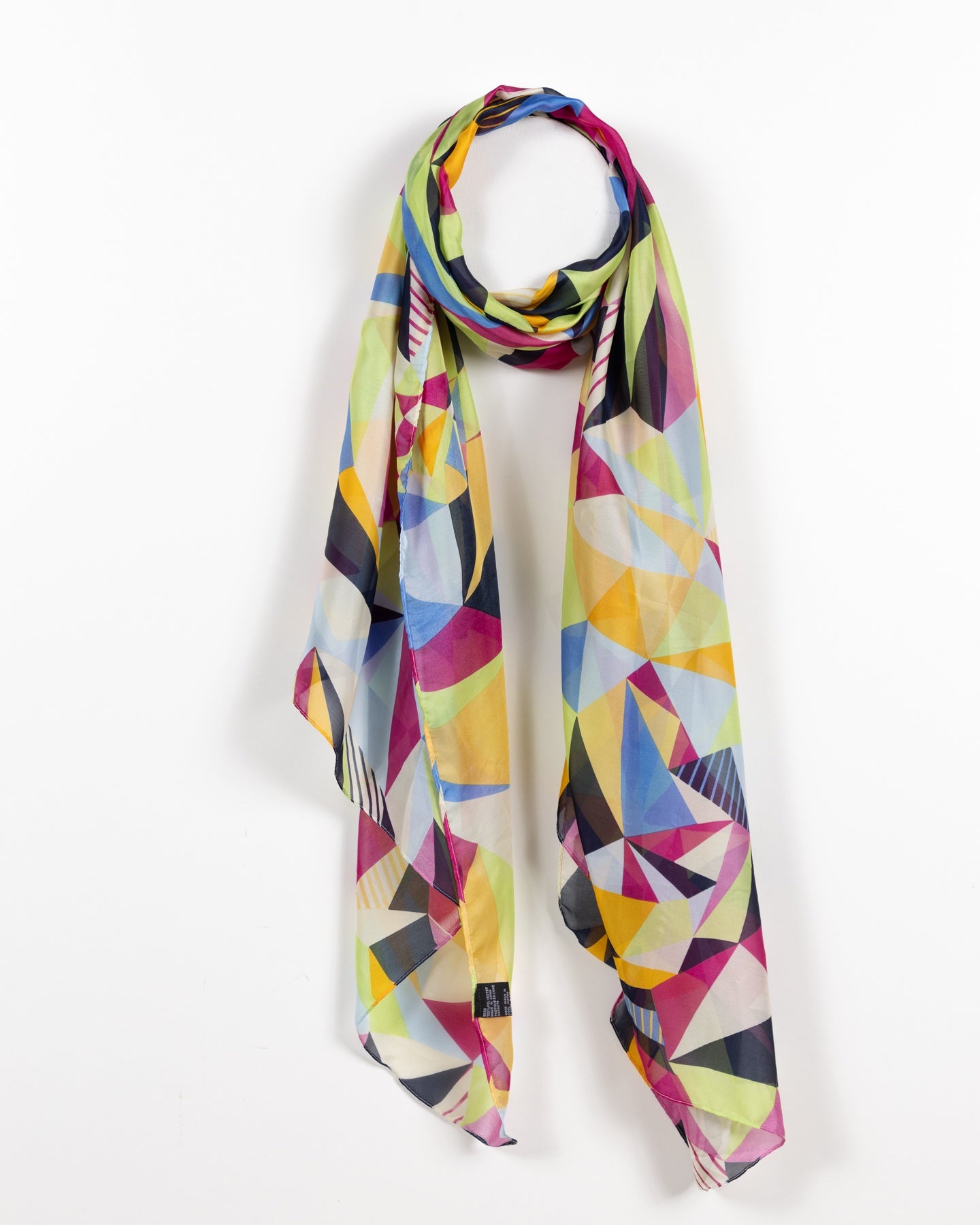 Abstract Geometric Sheer Scarf