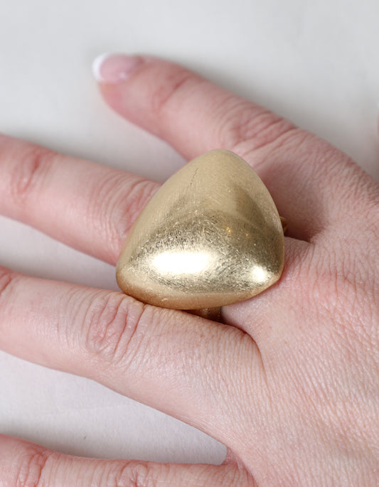 Bold Sculptural Ring in Gold